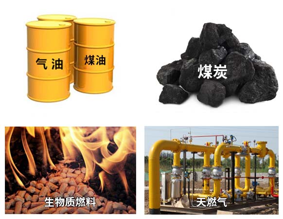 常見的熱源可以分為固體燃料、液體燃料、氣體燃料等